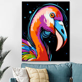 Painting by Numbers: Picasso Style Flamingo